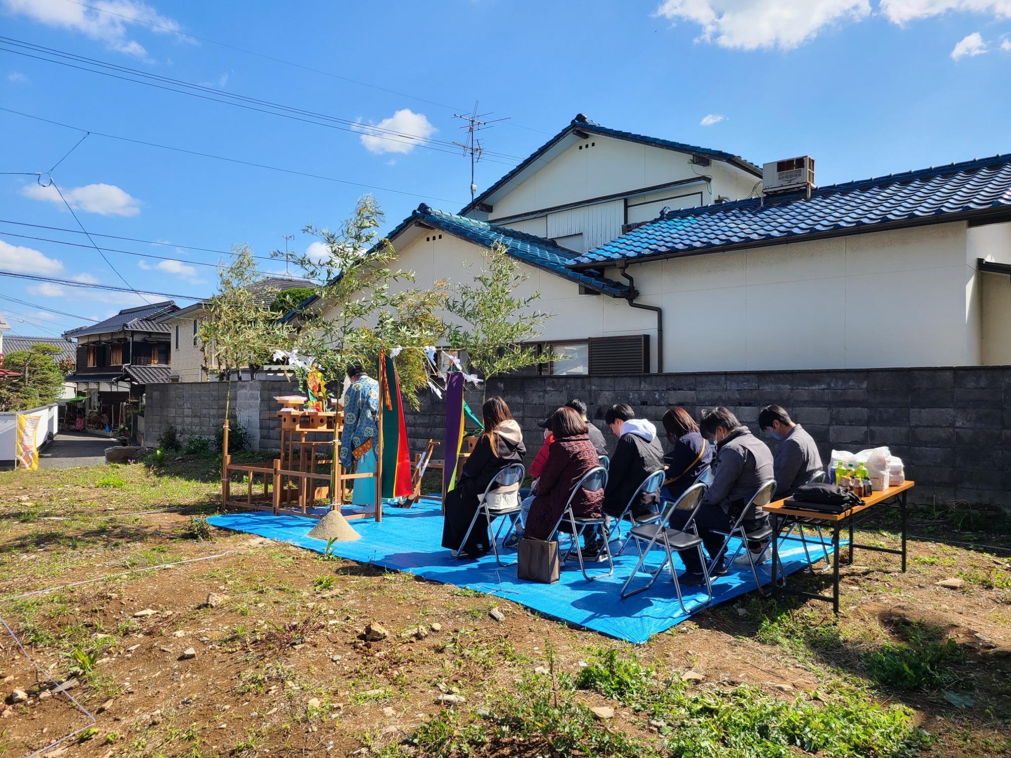 地鎮祭及び上棟祭